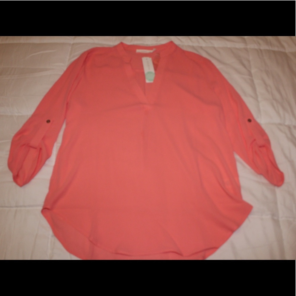 Lush Split neck Blouse size Medium